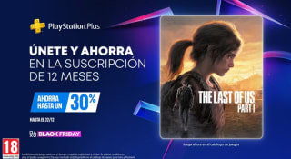 Descuento hasta 30% -25% en el plan de suscripción de 12 mese PlayStation Plus