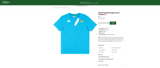 Camiseta Kappa Real Betis 2020-2021 por 3,99€