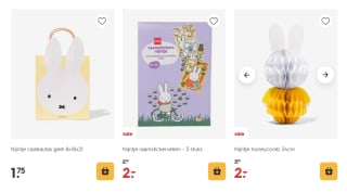 Diverse Nijntje artikelen vanaf €1 bij de Hema