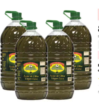 Pack 4 botellas de Aceite de Oliva Virgen Extra 5 litros Fuenteoliva cosecha 24/25 por 76,10€