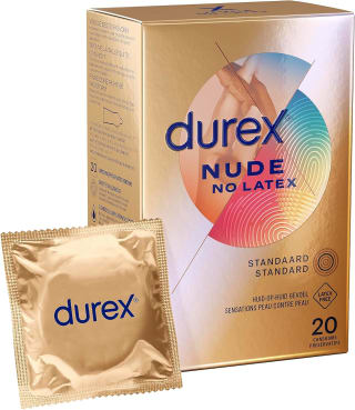 Durex Condooms Nude - Latexvrij - 20 stuks voor €10,80 bij Amazon