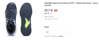 Zapatillas para Hombre Puma Solarcourt RCT por 37.99€