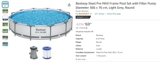 Bestway Steel Pro MAX zwembad (366 x 76 cm) voor €69,95 bij Amazon