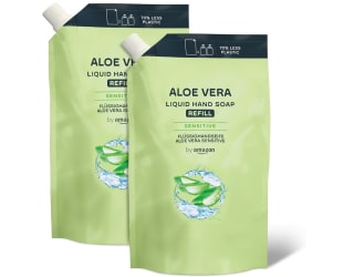 2 x 1000ml by Amazon Recambio de Jabón para manos Aloe Vera por solo 3,56€