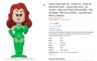 Figura Funko Vinyl Soda: DC - Poison Ivy - Brillo de Diamante Chase por 4,82€