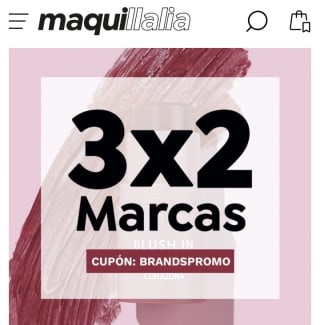 3×2 en Multimarcas en Maquillalia.