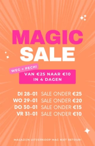 Fashion Musthaves sale met heel veel items voor €9,50