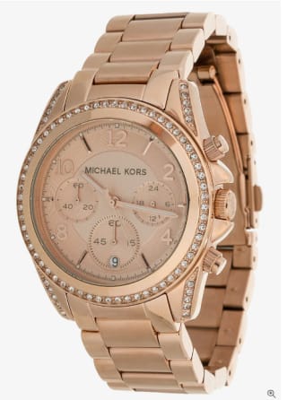 Reloj cronógrafo para Mujer Michael Kors Blair de acero inoxidable por 99€