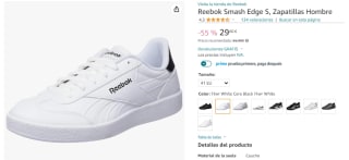 Reebok Smash Edge S, Zapatillas Hombre por 29€