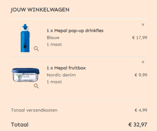 2 gepersonaliseerde Mepal artikelen voor €28 bij Bulbby