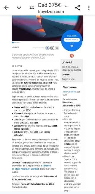 Vuelos Rebajados Norteamérica y Caribe desde 375€.