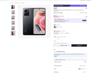 Redmi Note 12 4GB 64GB por solo 83,50€ (Nuevos usuarios 50,10€)