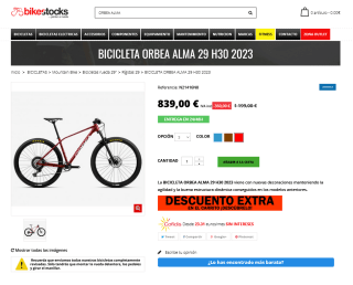 ORBEA ALMA 2023 H30 29” por solo 755,10€