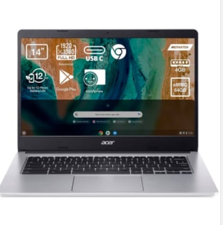 Acer Chromebook 314 CB314-2H - Ordenador Portátil 14" Full HD por 209€