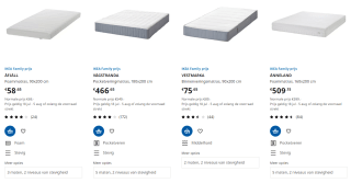 15% IKEA Family korting op alle matrassen