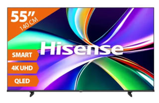 Hisense 55 Inch UHD QLED TV voor €439 na cashback bij Expert