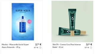 Oferta cosmética Coreana desde solo 1,99€