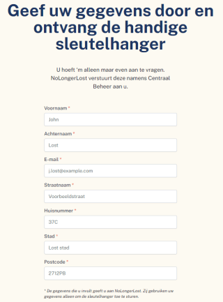 Gratis slimme sleutelhanger bij Centraal Beheer