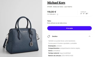 Bolso de Mano Michael Kors AYDEN por 119€