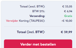 FineWoven Wallet with MagSafe geschikt voor Apple iPhone - Taupe voor €39,99 dmv code