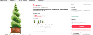 Kits punto de cruz arboles desde 2,82€