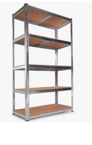 Estantería Metálica Galvanizada Nyana Home 875kg 5 Baldas por 12.23€