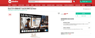 Monitor marca LG 32" 32SR50FW AEU - Pantalla IPS, HDR10, Smart Monitor por 205€