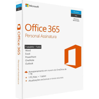 Pacote Microsoft Office 365 Personal - R$ 109,00