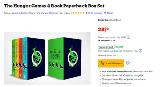 The Hunger Games 4 Book Paperback Box Set: 1-4 voor €28,99 bij Bol