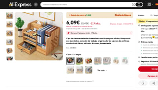 Caja de Almacenamiento de Escritorio Multicapa por 6,09€