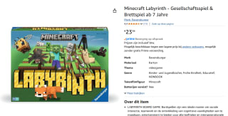 Ravensburger - Labyrinth Minecraft - Bordspel - 2-4 Spelers voor €23,38 bij Amazon
