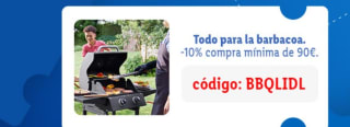 10% descuento en Barbacoas y accesorios (compra mñinima 90€)