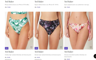 Tot 60% korting op alles van Ted Baker bij de Bijenkorf