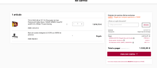 TV LG OLED 4K de 55" C4 + Barra de sonido inteligente LG SC9S 400W por 1,533,44€