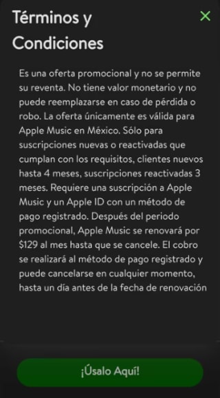 4 Meses Gratis de Apple Music con Bodega Aurrera