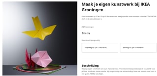 Gratis activiteiten op 12 & 13 april bij verschillende IKEA vestigingen