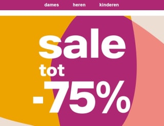 Tot 75% korting in de sale van van Haren