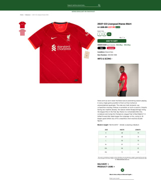 Camiseta de local Liverpool 2021-22 por solo 29,69€