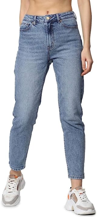 ONLY cropped straight fit dames jeans voor €10,79 bij Amazon