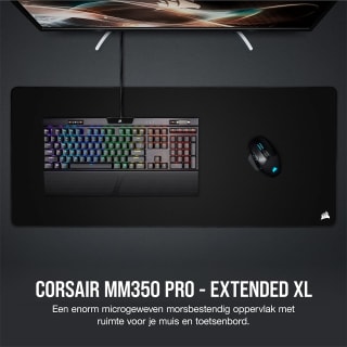 Corsair MM350 Pro Gaming Muismat Extended XL voor €29,90 bij Amazon
