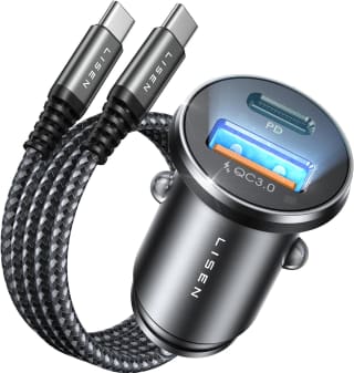 Cargador Coche 54W Carga Rápida con Toma USB de 12V Mini Adaptador USB por 5,99€