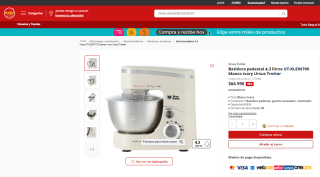 Batidora de pedestal Ursus Trotter UT-KLEIN700 700 W por $64.990