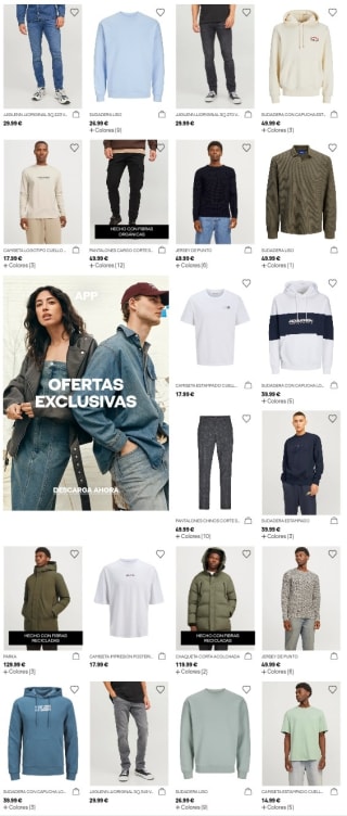 -15% para suscriptores de Jack and Jones.