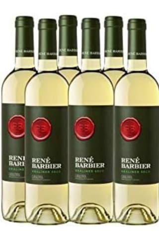 Pack de 6 botellas × 750ml Vino René Barbier Kraliner blanco seco por 13,72€.