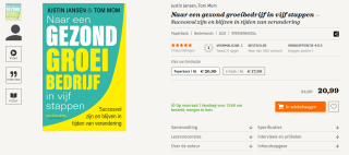 Tot 17% korting op 15 geselecteerde boeken bij Managementboek
