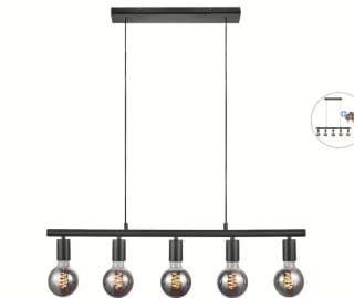 Nordlux hanglamp Paco 5-lichts voor €29,95 bij Ibood