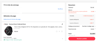 Reloj inteligente Honor GS Pro Por 53€