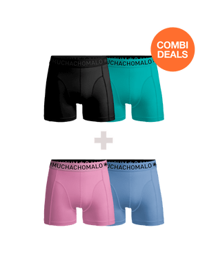 50% korting op Heren 2+2-Pack muchachomalo Boxershorts bij Muchachomalo