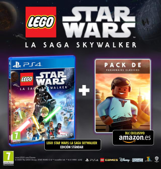 Videojuegos Lego Star Wars. La Saga Skywalker + Pack personajes Clásicos PS4 por 14,90€