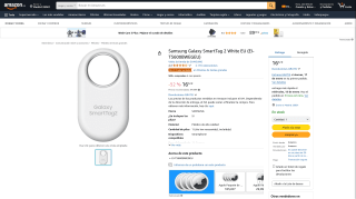 Samsung Galaxy SmartTag 2 Blanco por 16,52€